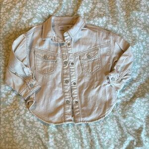 Zara Cream denim Jacket